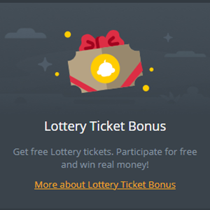 Duckdice Lottery Ticket Bonus