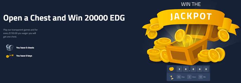 Edgeless.io jackpot offer