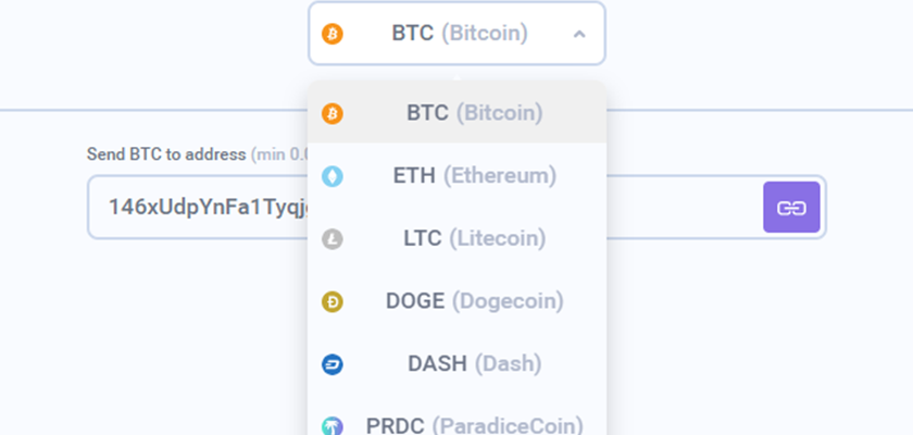 Paradice payment options