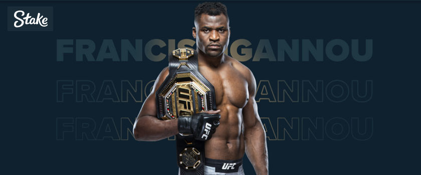 Stake.com sponsors Francis Ngannou