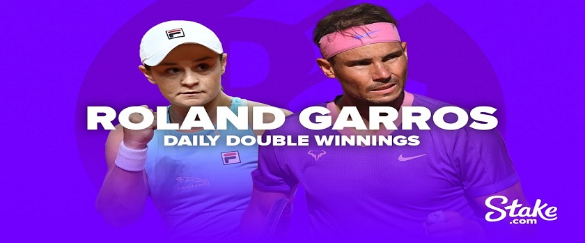 Stake.com Roland Garros Double Winnings Event with $50 Prize