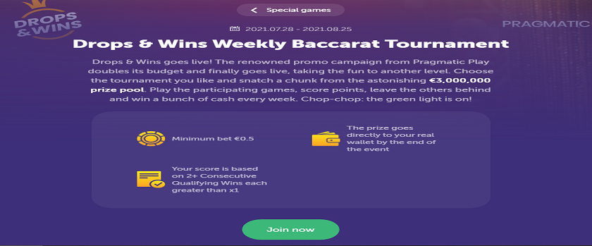 True Flip Drops & Wins Weekly Baccarat Tournament with €25,000 Prize Pool