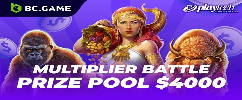 Bc.Game Top Tier Playtech Multiplier Battle with $4,000 Prize Pool