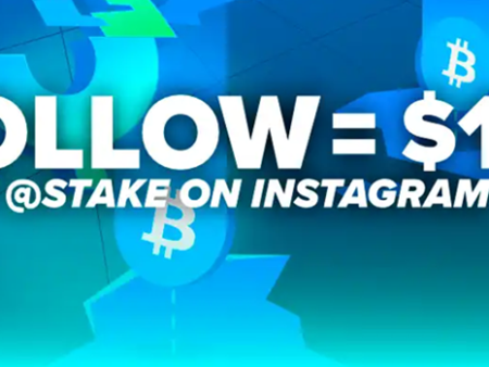 Stake is celebrating new Insta account with $20k Give-away