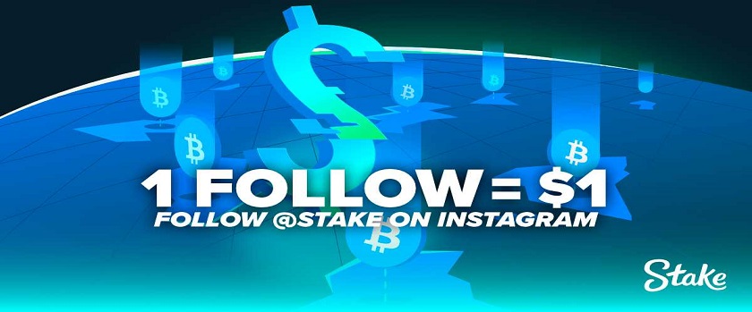 Stake Instagram Promotion with $20,000 Prize Pool