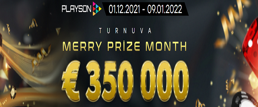 Fairspin Merry Prize Month Promo with €350,000 Prize Pool