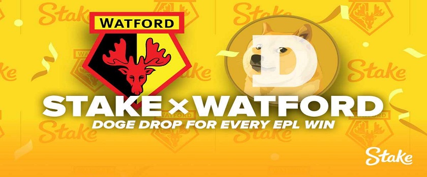 Stake Watford Dogecoin Drop Promo