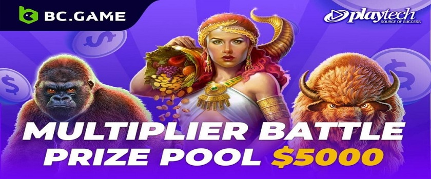 Bc.Game Top Tier Playtech Multiplier Battle with $5,000 Prize Pool