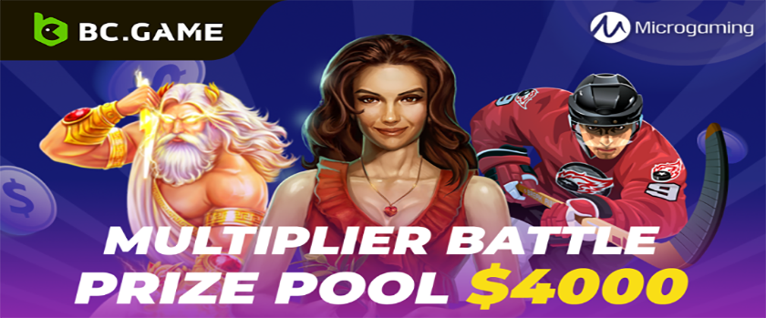 BC.Game MicroGaming Multiplier Battle Rewards up to $1,000