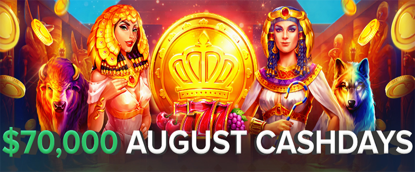Duelbits August Cashdays with a $70,000 Prize Pool