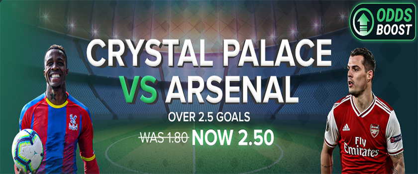 Duelbits Crystal Palace vs. Arsenal Odds Boost Promotion
