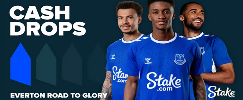Stake Offers Cash Drops for Everton Cup Games