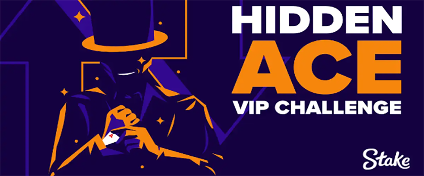 Stake Hidden Ace VIP Challenge Rewards up to $1,500