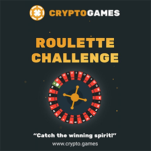 Crypto.Games Roulette Challenge with a 0,007 BTC Prize Pool