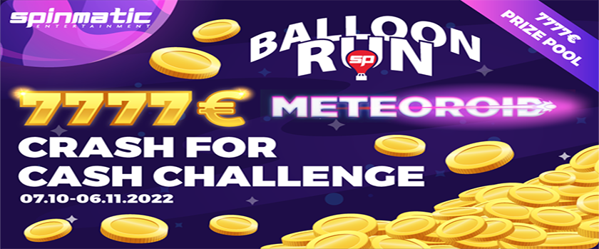 Crashino Crash for Cash Challenge with a €7,777 Prize Pool