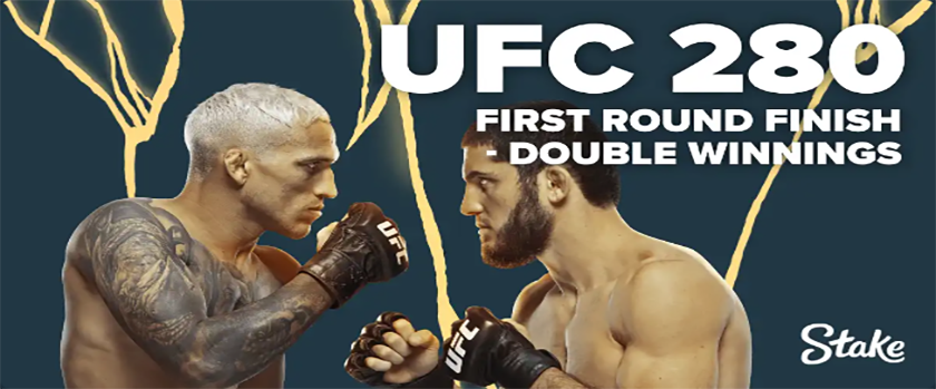 Stake UFC 280 Double Winnings Promotion