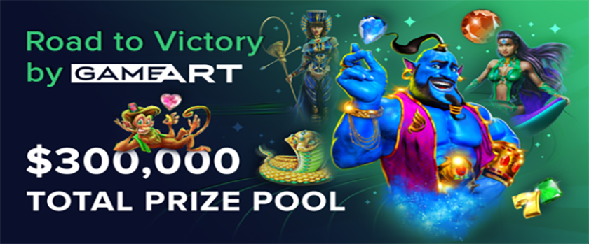 mBitcasino GameArt Tournament with a €300,000 Prize Pool