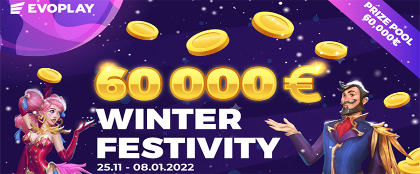 Crashino Winter Festivity Tournament €60,000 Prize Pool