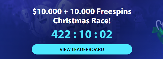 Blizz Casino Christmas Race Rewards up to $2,500
