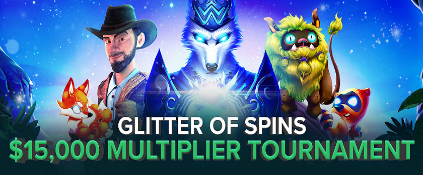 Duelbits Glitter of Spins Tournament $15,000 Prize Pool