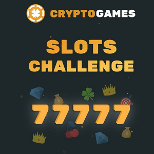 Crypto.Games Slots Challenge 0,00625 BTC & 10 Lotto Tickets