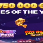 Crashino Games of the Year Promotion €750,000 Prize Pool