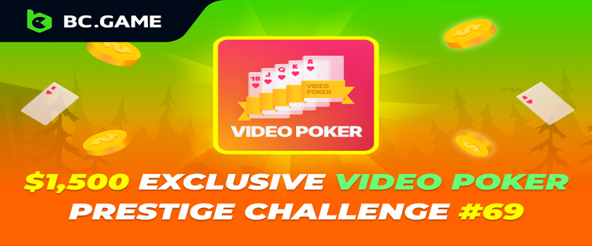 BC.Game Midweek Video Poker Challenge $1,500 Prize Pool