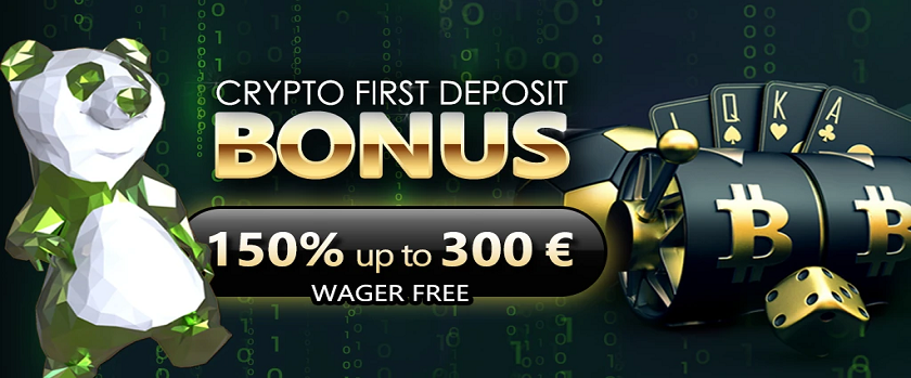 Fortune Panda 150% First Deposit Bonus for Cryptocurrency