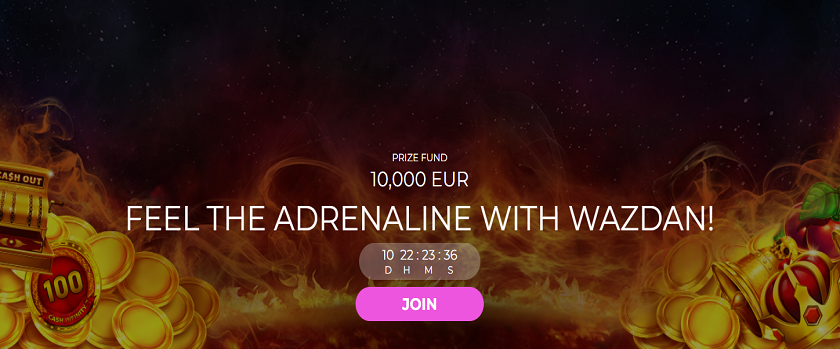 Crashino Feel the Adrenaline Promo €10,000 Prize Pool