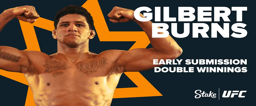 Stake UFC 288 Gilbert Burns Early Submission Promotion