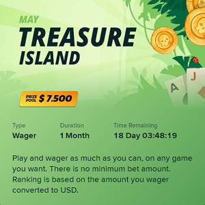 Jacksclub.io Treasure Island Tournament $7,500 Prize Pool