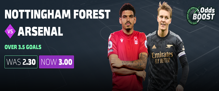 Duelbits Forest vs. Arsenal Odds Boost Promotion