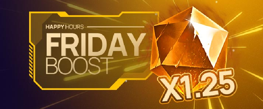 CoinSlotty Friday Boost Promotion