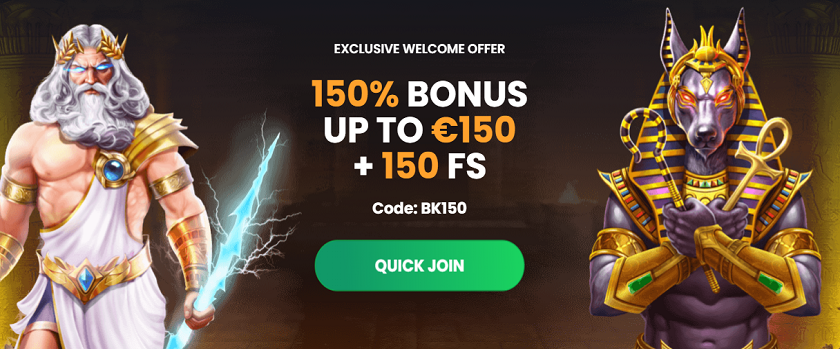 BitKingz Exclusive 150% Welcome Bonus