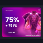 BitKingz 75% Second Deposit Bonus