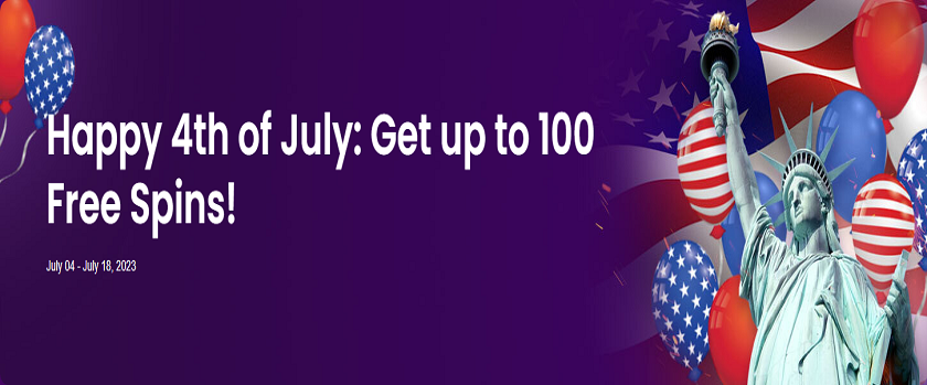 Trustdice 4th of July Promotion Rewards up to 100 FS Daily