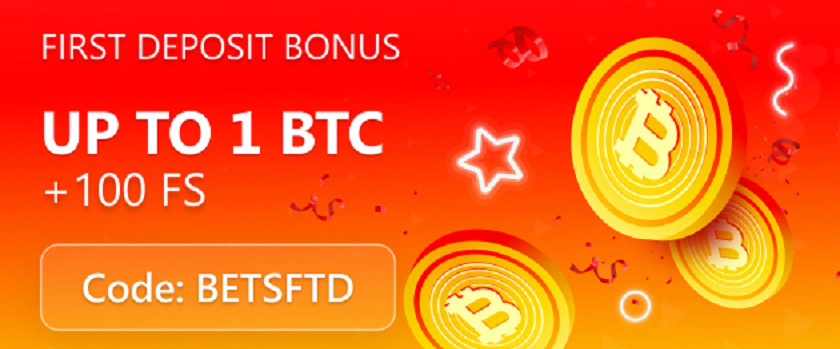 Bets.io 100% First Deposit Bonus