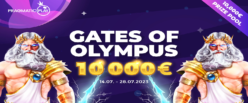 Crashino Gates of Olympus Tournament €10,000 Prize Pool