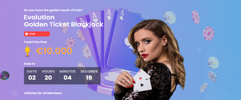 BitKingz Golden Ticket Blackjack Promotion €10,000