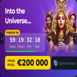 BetFury Into the Universe Tournament €200,000 Prize Pool