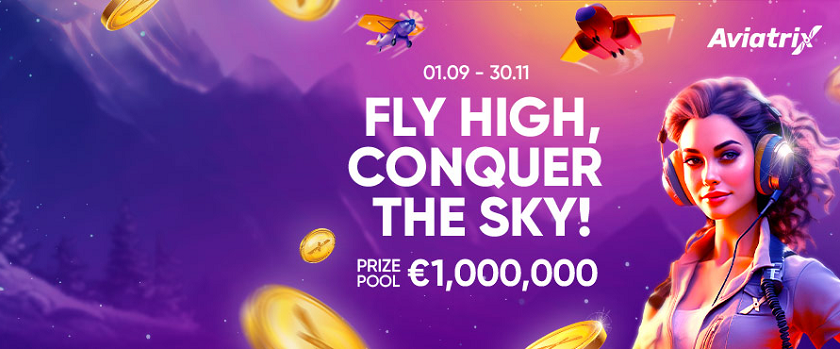 Megapari Aviatrix Crash Promotion €1,000,000 Prize Pool