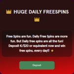 CasinoStriker Daily Free Spins Promotion