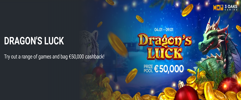 Megapari Dragon's Luck Promotion €50,000 Prize Pool