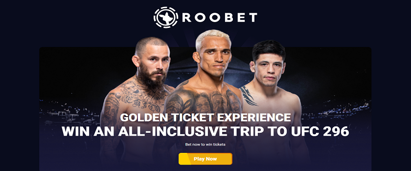 Roobet UFC 296 Golden Ticket Experience