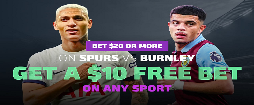 Duelbits Spurs vs Burnley $10 Free Bet Promotion