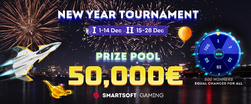 Haz Casino New Year Tournament €50,000 Prize Pool