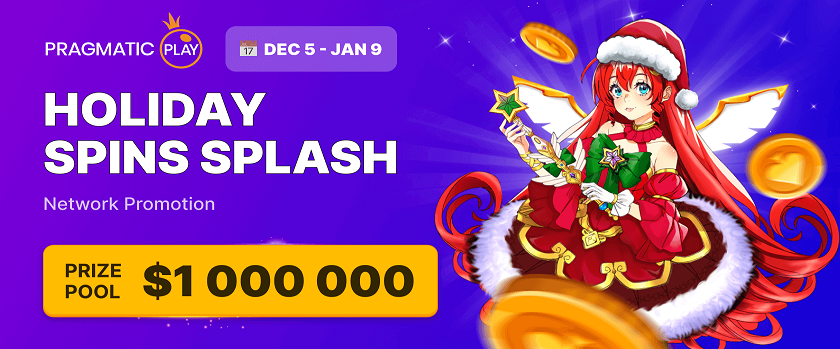 Coins.Game Holiday Spins Splash Promotion $1,000,000