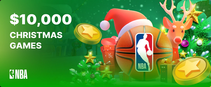 BC.Game NBA Christmas Games Promotion $10,000
