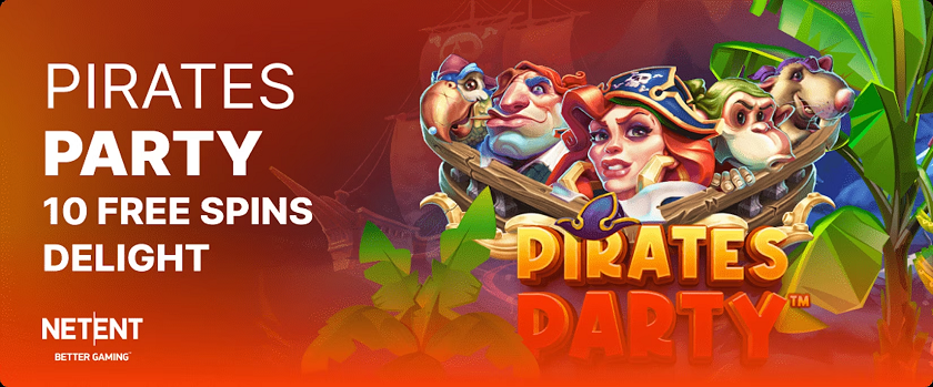 BC.Game Pirates Party 10 Free Spins Promotion