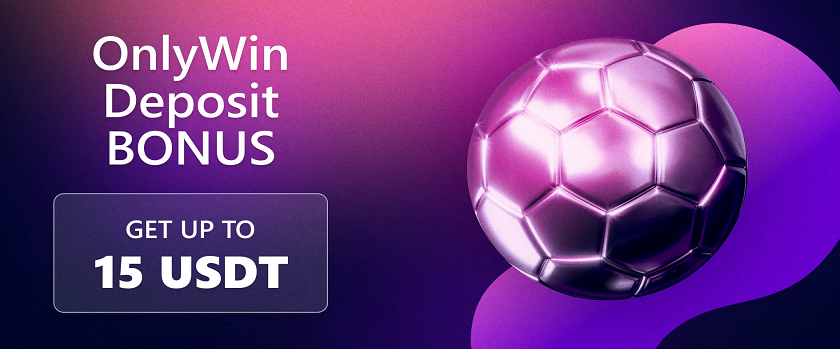 Bets.io OnlyWin Sports Deposit Bonus 15 USDT